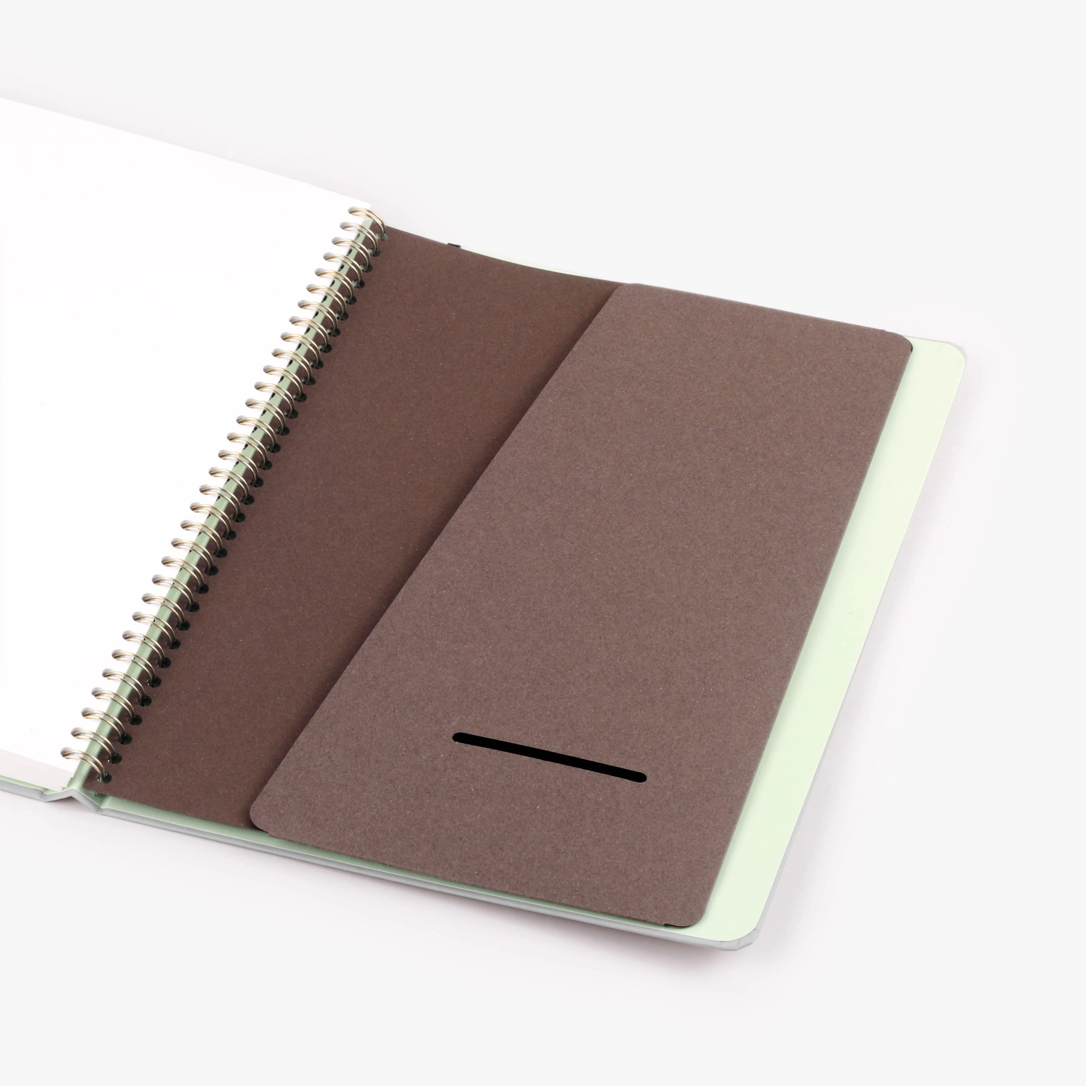 Plain Grey Large Wirebound Sketchbook