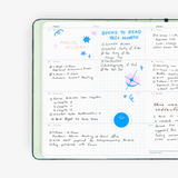 2024 Horizontal Half-Year Planner Refill (July-December)