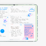 2024 Horizontal Half-Year Planner Refill (July-December)