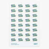 Mossery Stickers: Well Done (STC-007)
