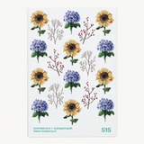 Artist Series Stickers: Sunflowers, Hydrangeas (STC-515)
